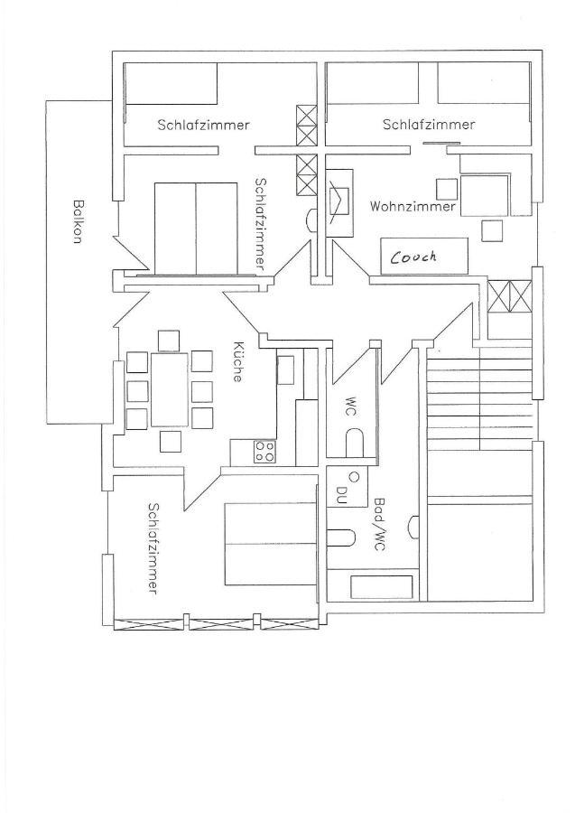 Ferienwohnung Haus Bahl Schruns Exterior foto